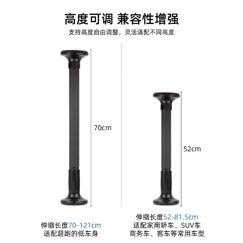 Car Phone & Action Camera Mount, Multi-position Shooting Bracket, Auto Interior Navigation & Video Recording Accessory