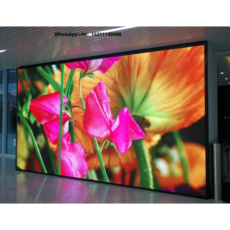 Indoor Led Video Wall Screens Screens Commercial Advertising Indoor Led Display  P1.2 P1.5 P1.8 P2  Ultrathin Fixed   Led Panel
