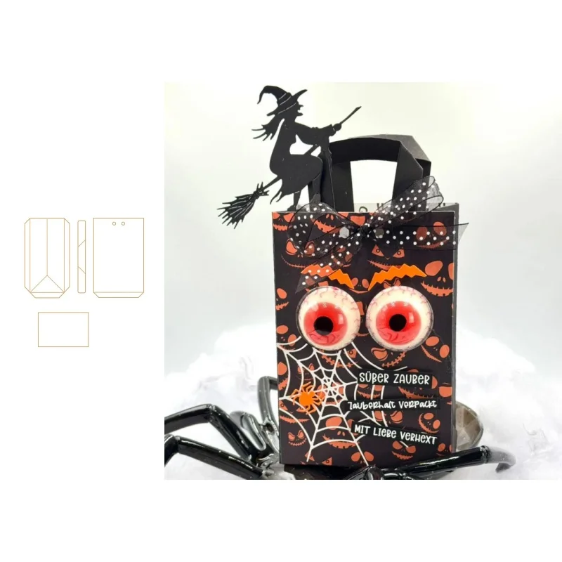 New Product Pre-sale Halloween Parent-child Cutting Dies and Stamps DIY Scrapbook Album Decoration Embossed Paper Card
