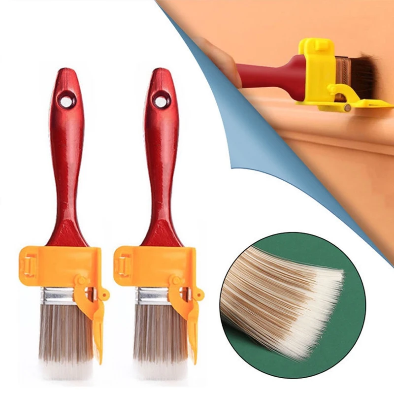 اللوحة جدار بالفرشاة الزاوية الداخلية حافة مخفية التشذيب فصل اللون فرشاة الطلاء المقلم أداة يده مجموعة الأسطوانة أدوات #1