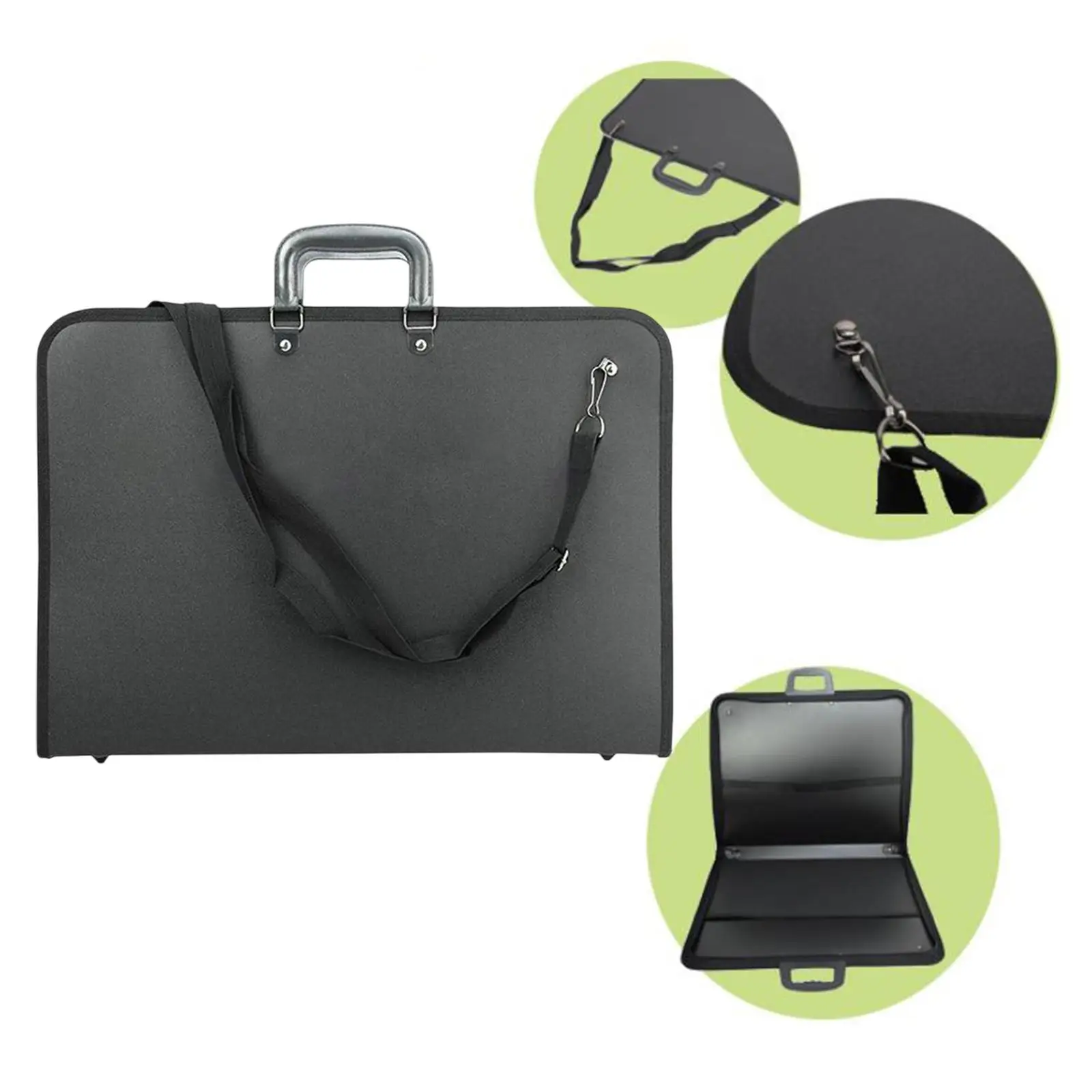 Art Portfolio Bag with Shoulder Strap Comfortable Art Portfolio Tote Bag for Photography Outdoor Artist Work Sketching Drawing