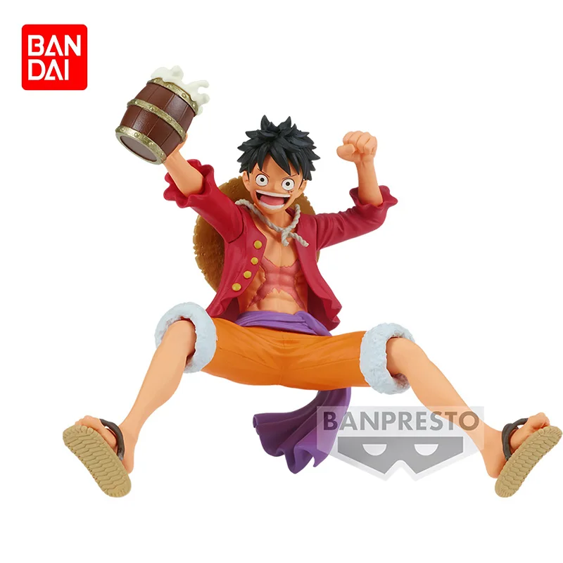 

Bandai Banpresto One Piece Feast Time Crew Monkey D. Luffy Figure Anime Peripheral Fashion Gifts Collectable Toy Gift