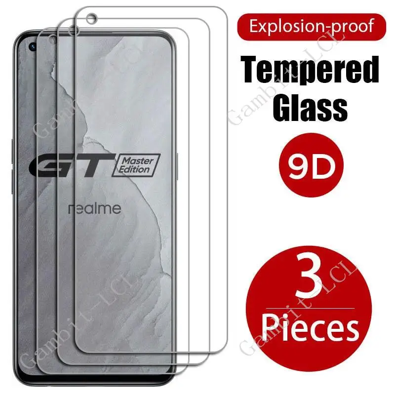 3PCS Tempered Glass For Realme GT Master Edition Protective ON RealmeGTMaster RMX3363, RMX3360 6.43