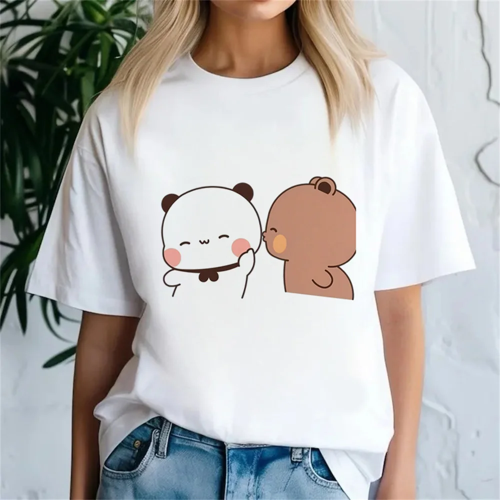 Bubu Dudu Tshirt Female Breathable Pastel Trendy Vintage Colorful Tshirt Korean Clothes Hip Hop Streetwear Women Punk
