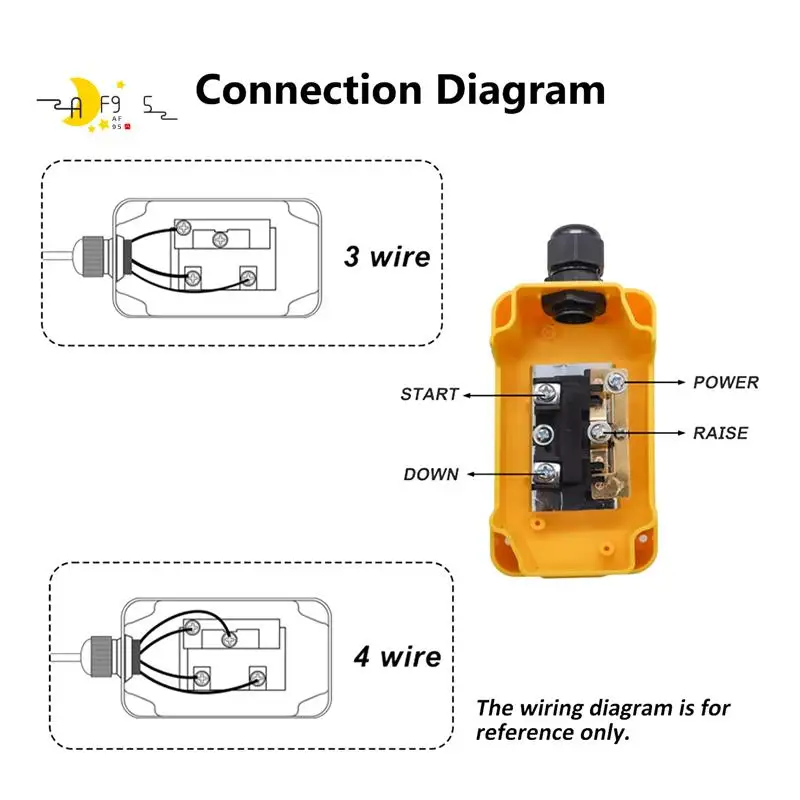 

AF95-12V DC переключатель управления вверх и вниз водонепроницаемая кнопка гидравлический насос подъемник источника питания разгрузочный грузовик