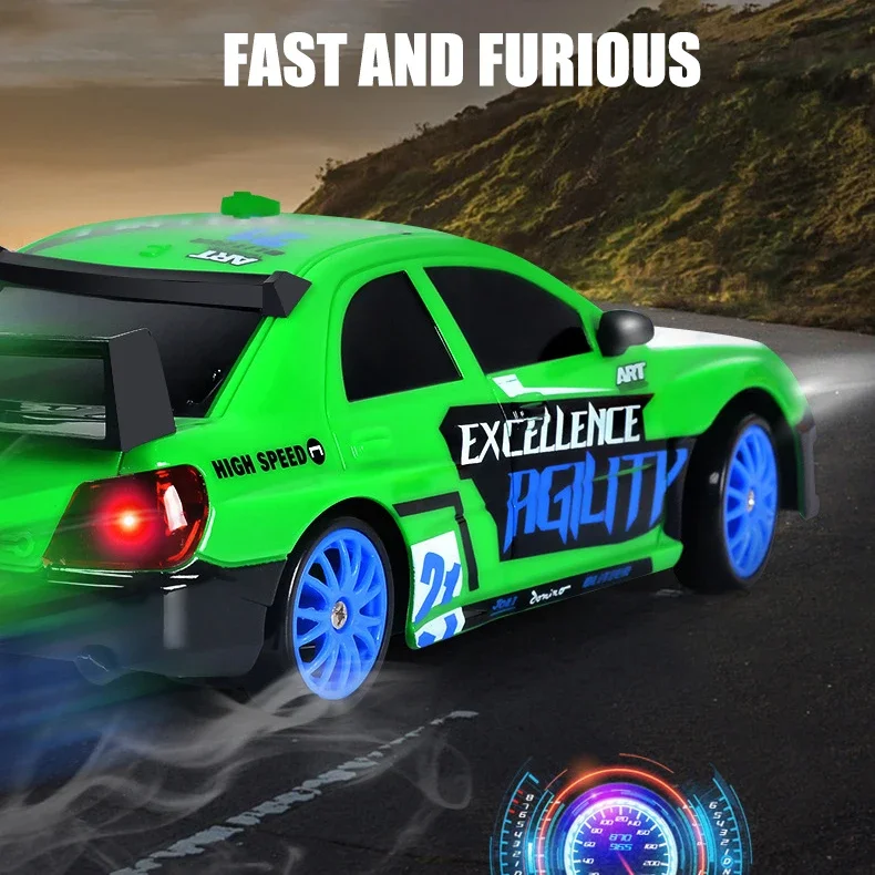 

2025 NEW Four -Wheel Drive Racing Car Drift Cars 1/24 Vehicle Model High Speed 2.4G Radio Controlled Remote Control Car Drive