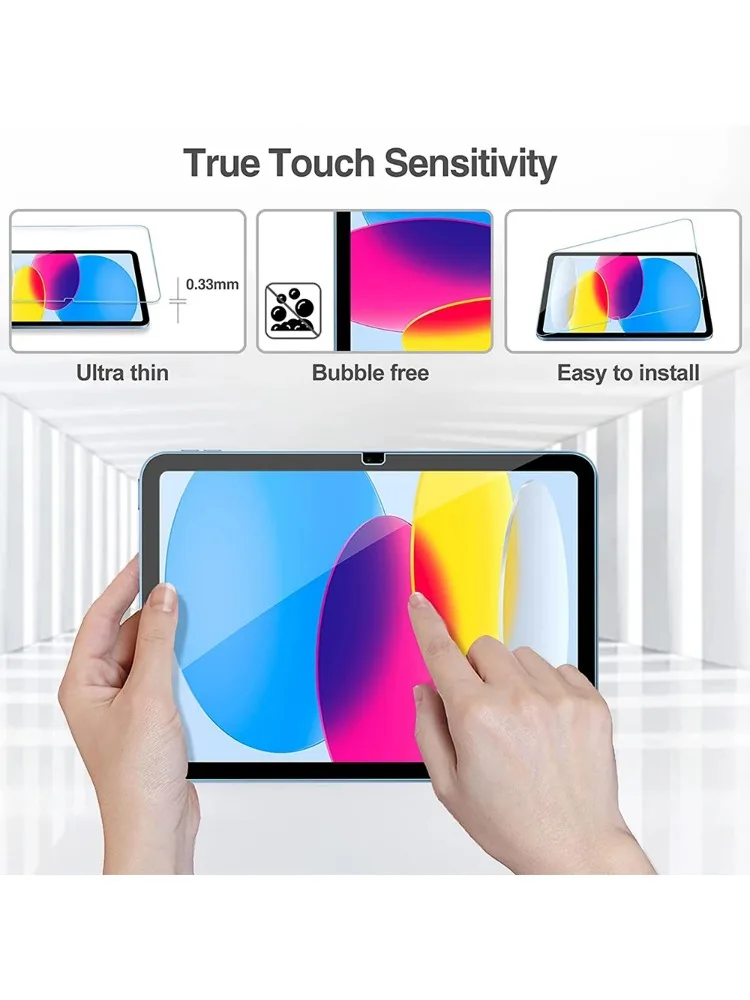 2 STKS Gehard Glas Screen Protector IPad 10e Generatie 11e 10.9 Inch 2025 iPad A16 A3354 A3355 A2696 A2757 Gen Film - afbeelding 2