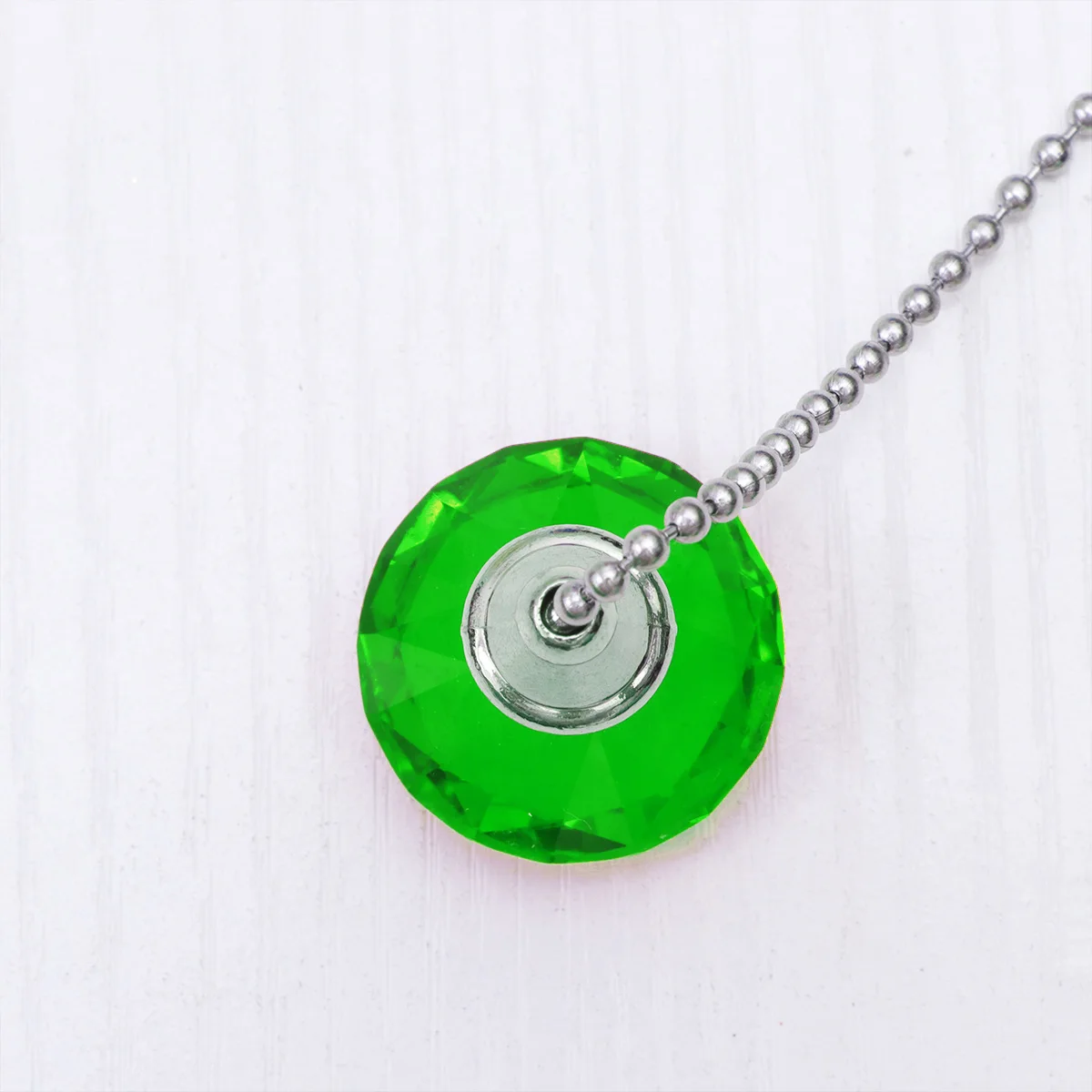 

2pcs Diamond Crystal Christmas Hanging Ornament Ceiling Fan Pull Chain Green For Home Hotel Dorm Decor Xmas Hanging Ornament