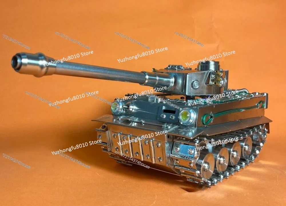 Stainless Steel Tiger Remote Control Tank Metal, Tank Military Model, Remote Control Vehicle