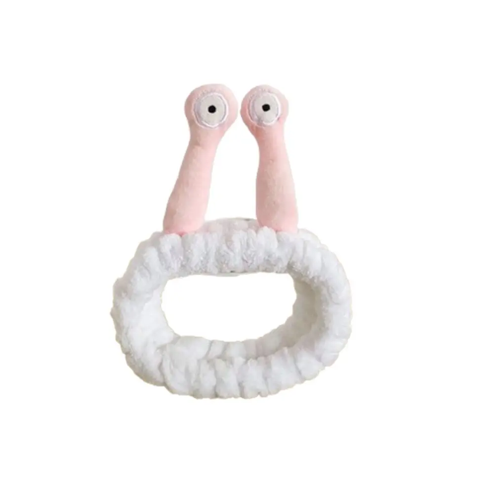 

Cute Cartoon Snail Headband Fluffy Flannel Hairband Solid Color Korean Style Hair Hoop Student