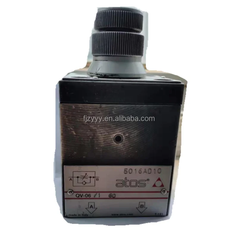 

ATO S VALVE QV-10/2 QV-10/2 53QV-10/2/V 53 QV-10/3/K QV-20/2 QV-20/2/K QV-20/2/V 5 Hydraulic Speed Control Valve Solenoid Valve