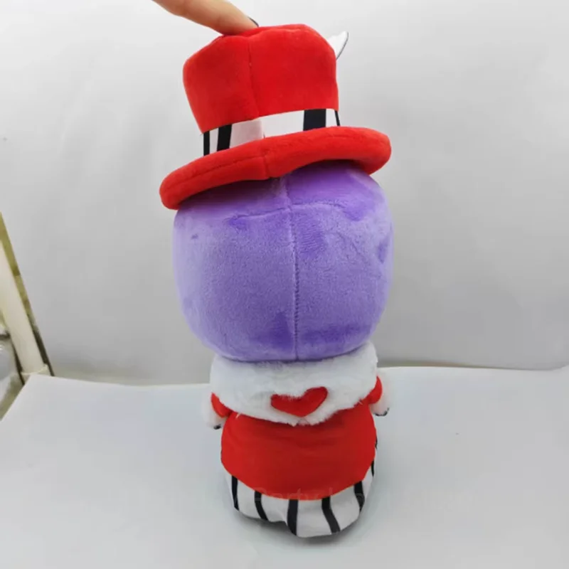 Funny Hazbin Valentino Plush Dolls Birthday Hotel Valentino Clown Hat Stuffed Toy Fans Holiday Gifts Doll Party Decoration