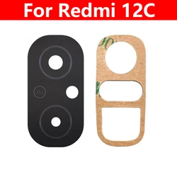 New Back Rear Camera Glass Lens For Xiaomi Redmi 12C 22120RN86G Camera Glass Lens Replacement Parts