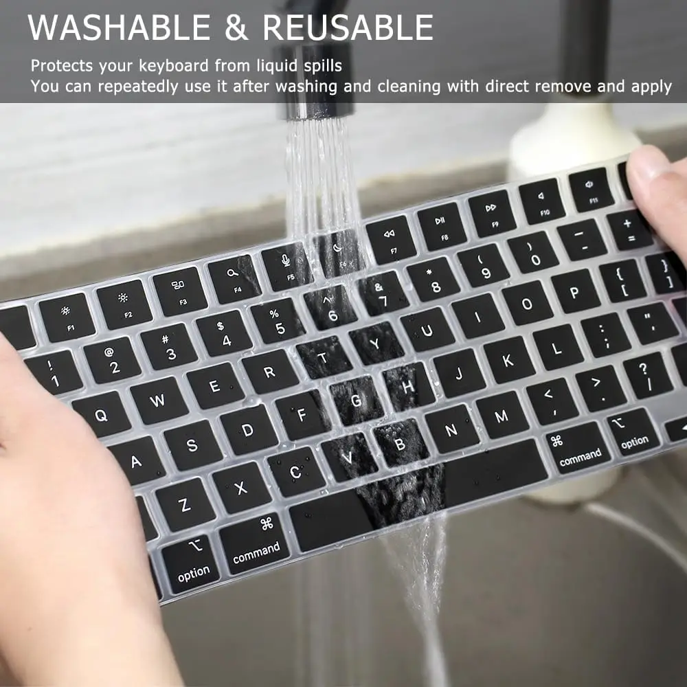 Silicone Keyboard Cover Skin for MacBook Air15 13.6