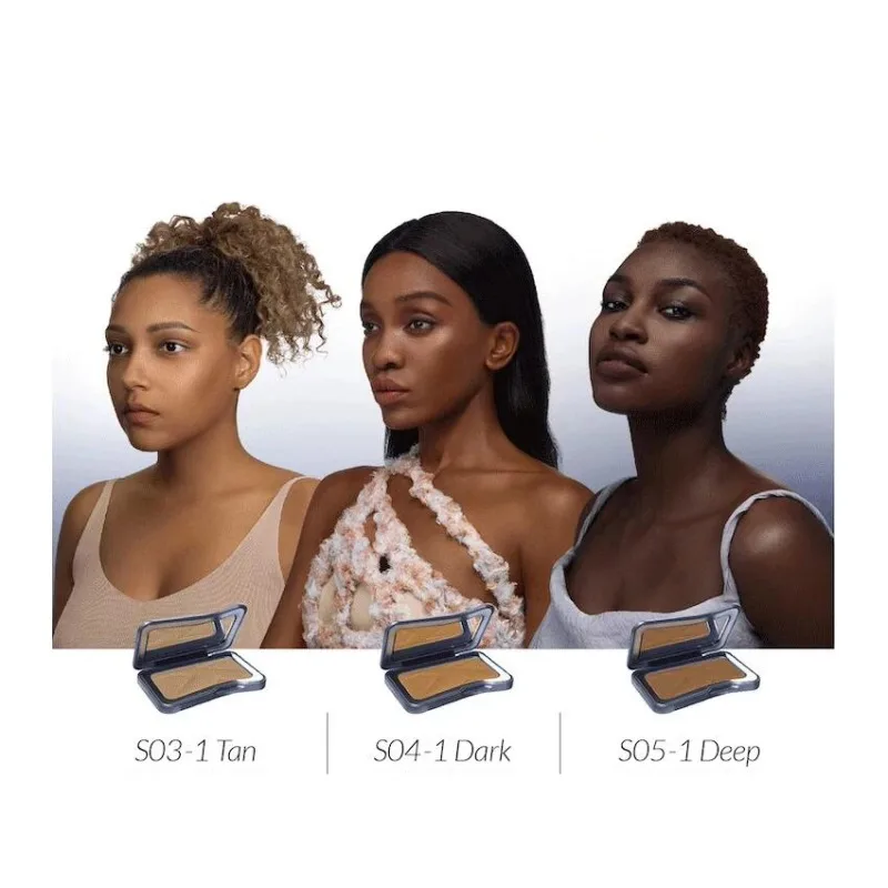 Kaleidos Matte Highlighter & Contour Powder Palette Buildable Face Brighten for Cheek,Natural Sculpting Blush Contouring Makeup