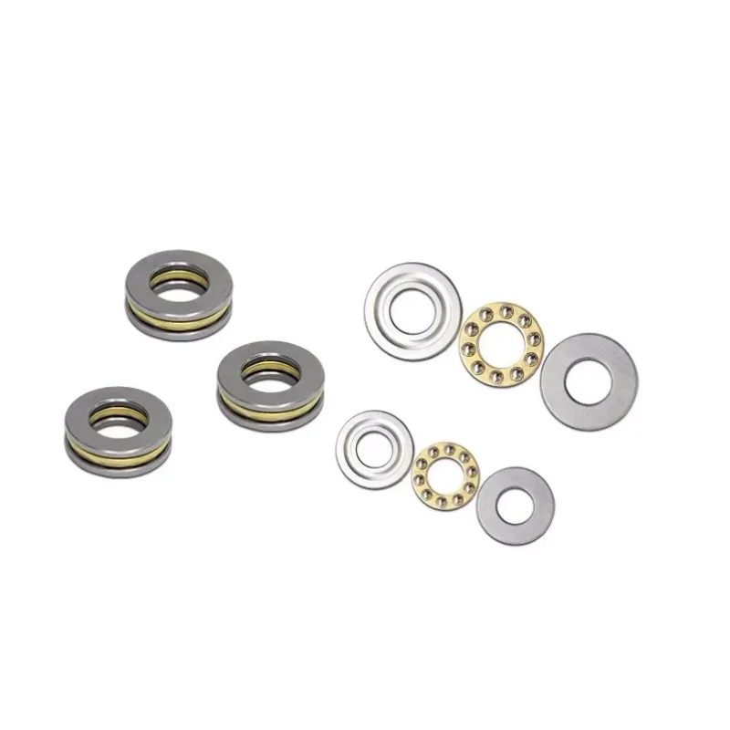 50pcs/100pcs Axial Ball Thrust Bearings F5-10M  5*10*4 miniature Plane thrust ball bearing 5x10x4 mm