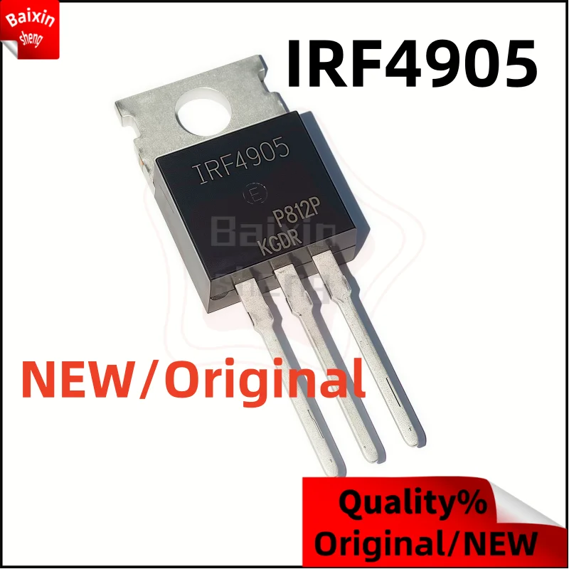 10 قطعة الأصلي/الجديد IRF4905 irf4905 IRF4905PBF p-قناة MOSFET 4905