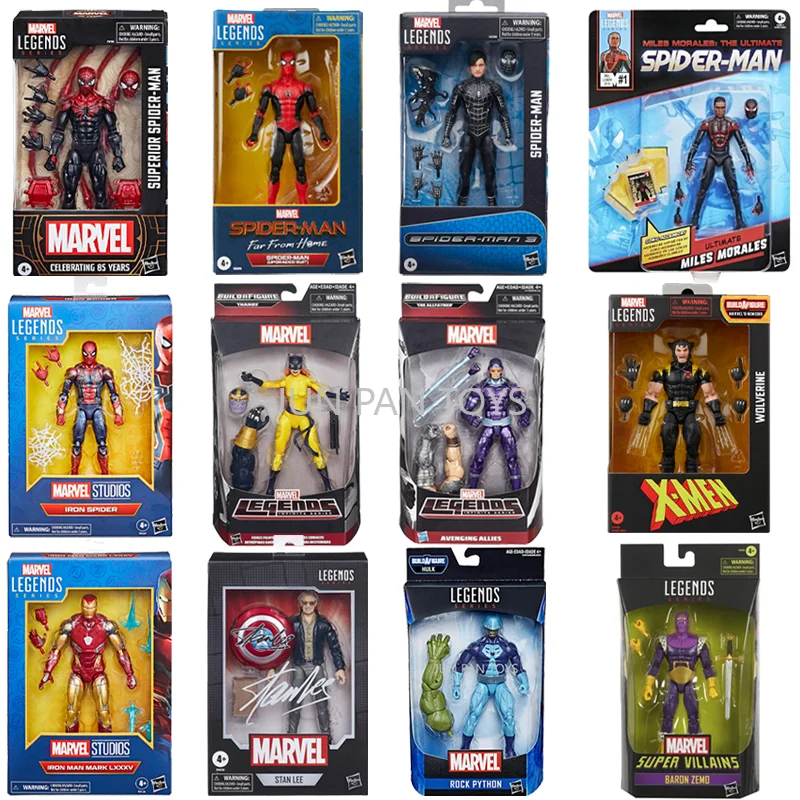 Figura de acción coleccionable original de la serie Hasbro Marvel Legends de 6 pulgadas, Superior Spider Man, Iron Man, Wolverine, Hellcat, juguetes de regalo