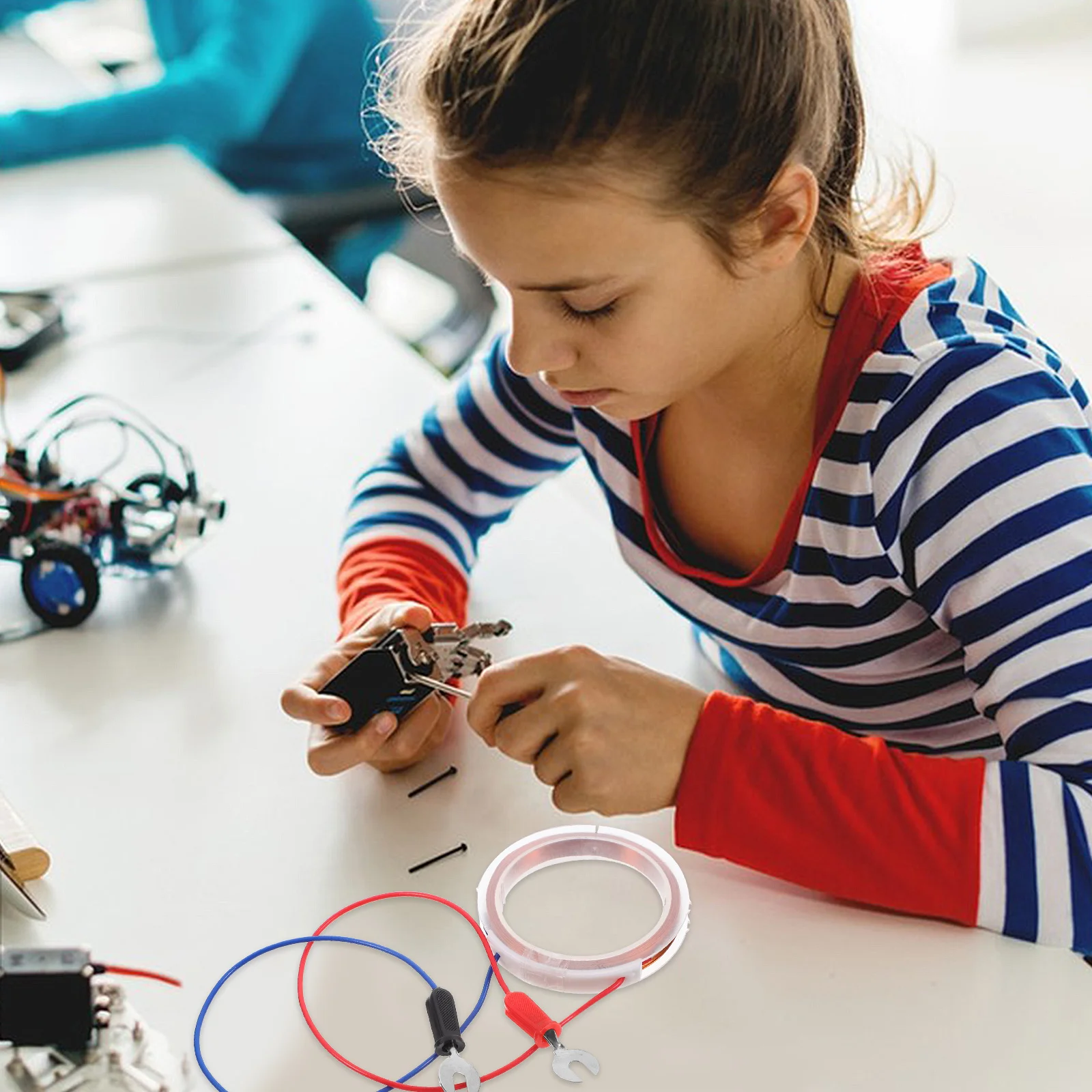 

Round Copper Coil Electromagnetics Experimental Physics Science DIY Electrical Circuit Experiment Tool Experimental Coil