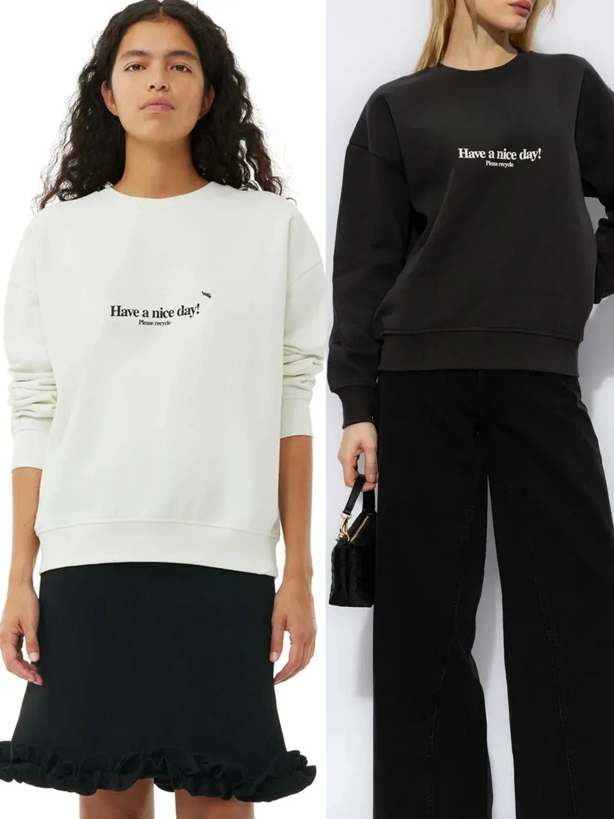 

Nordic 24 Spring/summer Carbon Black Cotton Letter Logo Printing Base Simple Casual Women's Pullover Hoodie