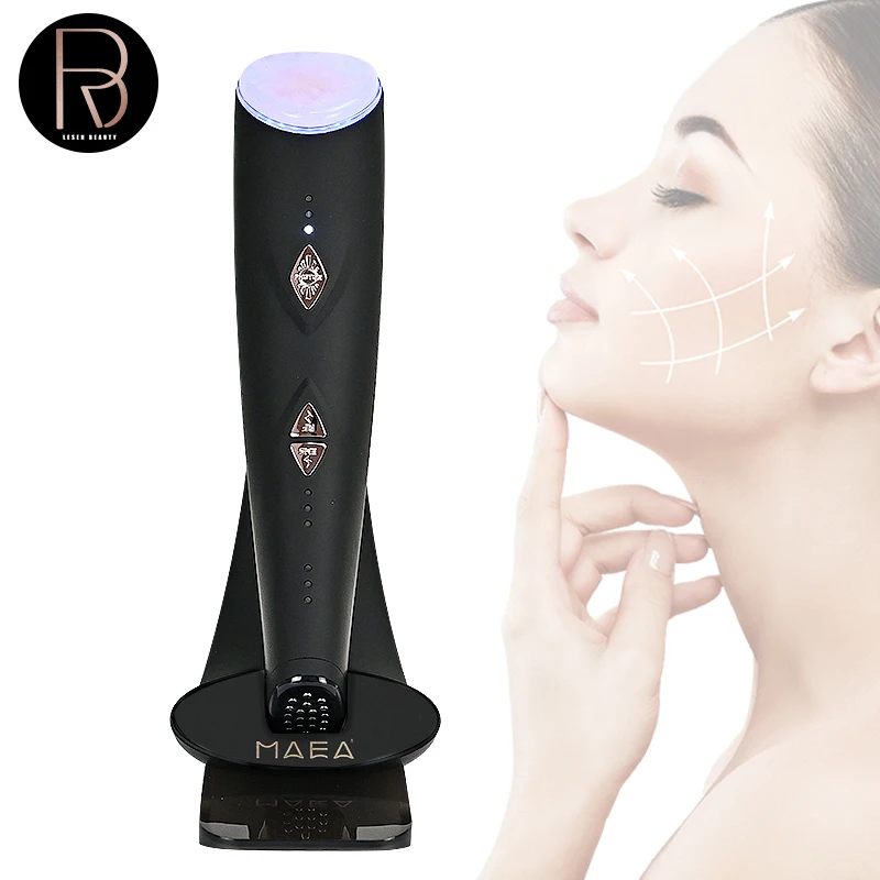 

EMS Multifunctional jade massager Sterilize and clean skin improve wrinkles decompose fat lift tighten and massage facial skin