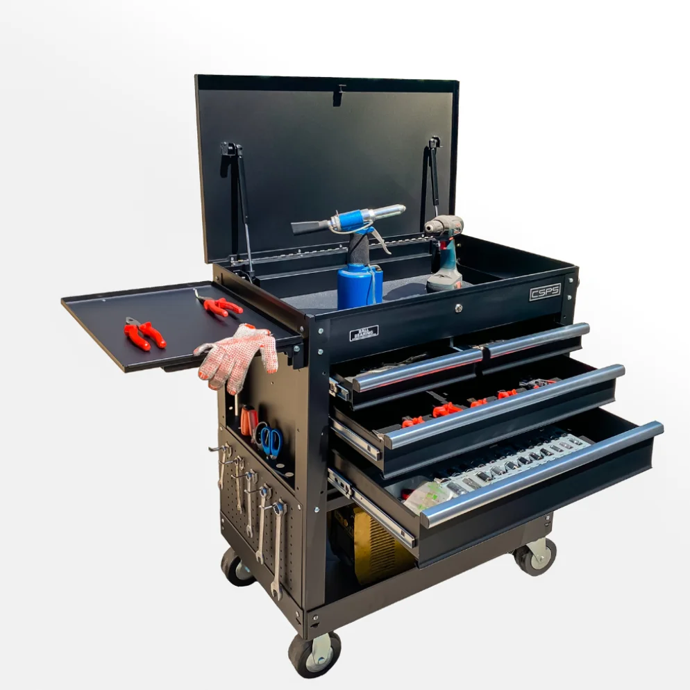 

Cart with Drawers and Wheels Tool Cabninet for Mechanic Garage Roller Garage Storehouse Tool Trolley Rolling Tool Box