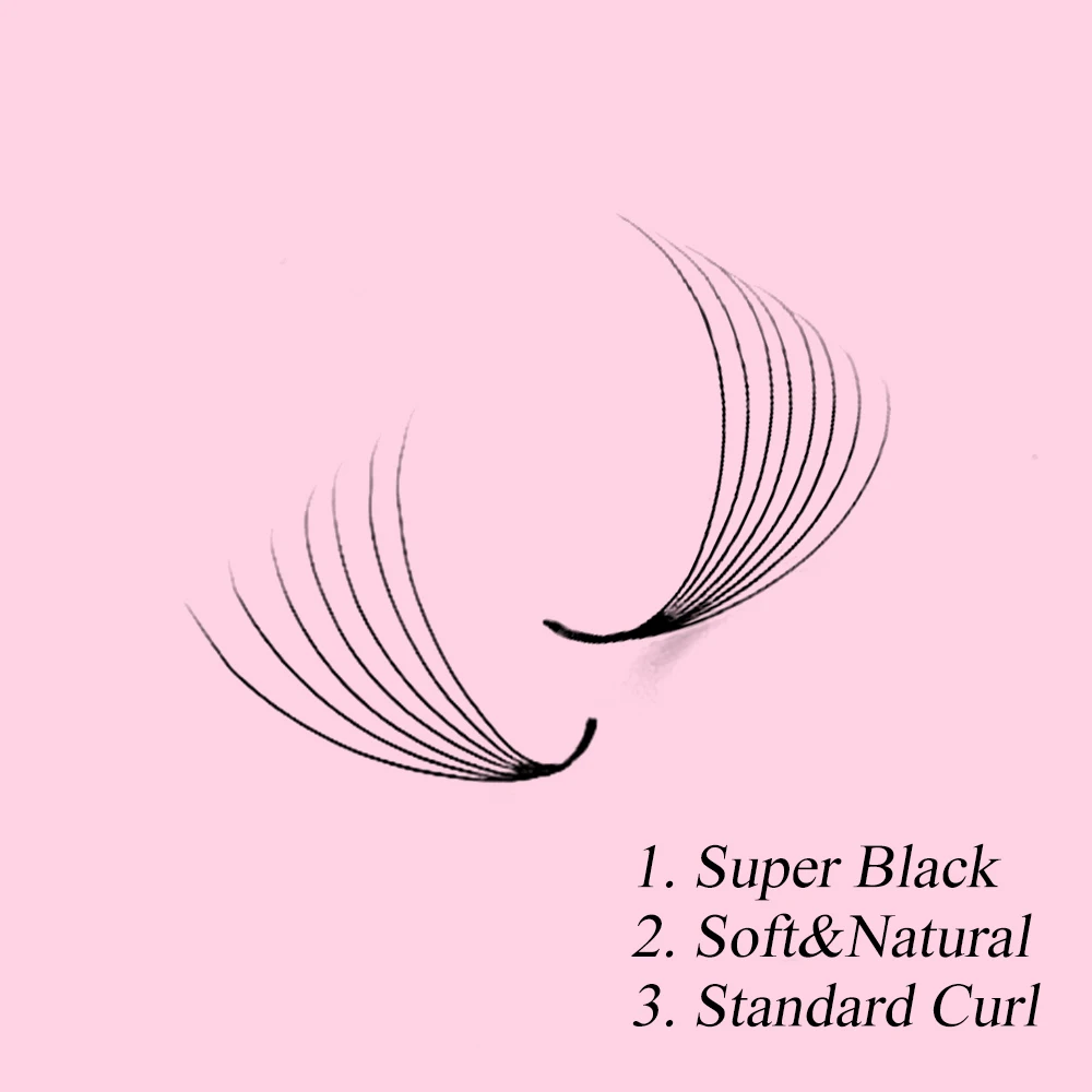 ABONNIE Pointy Base Volume Fans Pre Made Eyelash Extensions 6D to 20D Wide Fan Professional Lashes Supply