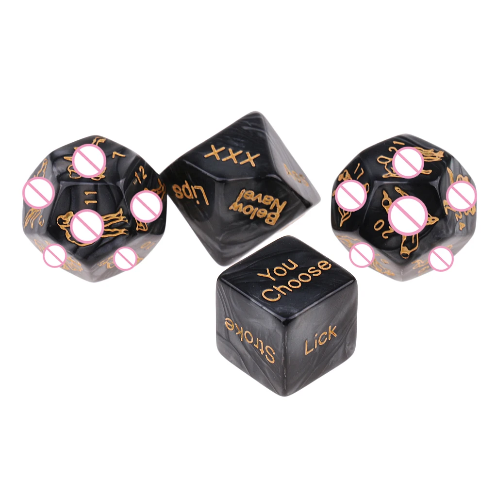 4x Adult Sex Position Dice Love Dice Sex Dice Erotic Dice Toy Lovers Gift