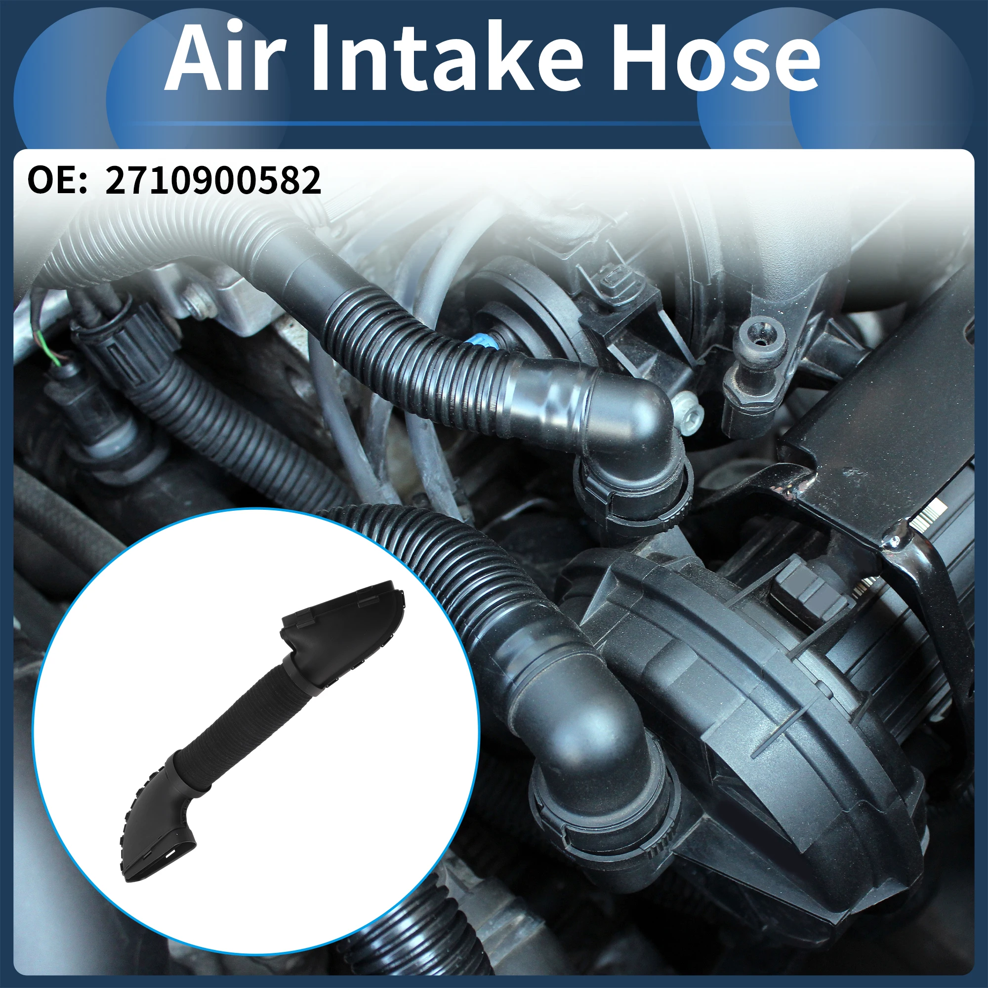 

X Autohaux воздухозаборный шланг двигателя для впускного шланга воздухоочистителя Mercedes Benz No 2710900582