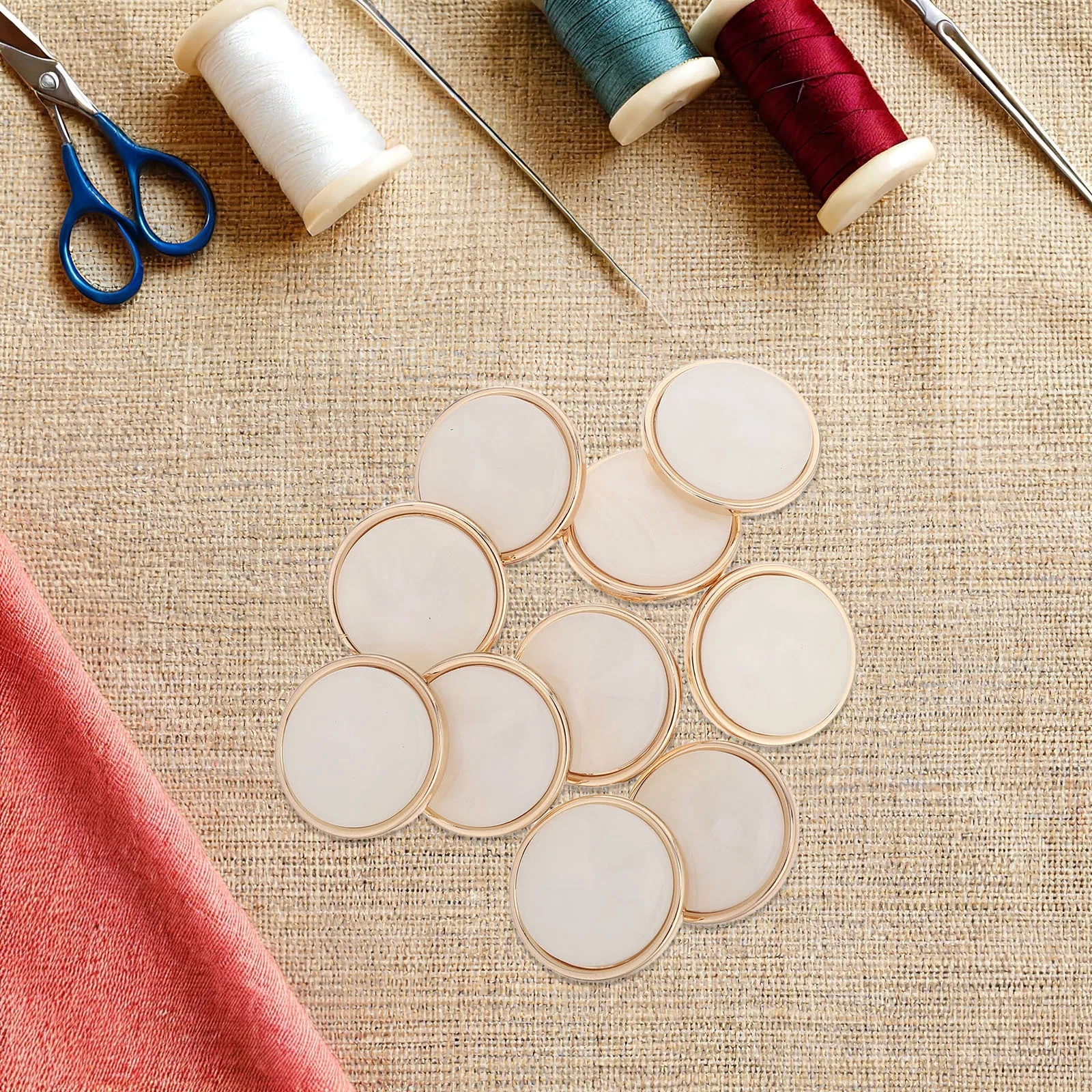

10Pcs 0.79 Resin Flat Round Buttons for Coats Blazers Sweaters Practical Scratch Resistant Elegance in Every Stitch