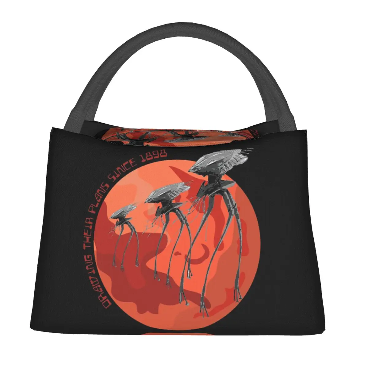 حرب العوالم رسم خططهم منذ 1898 أكياس الغداء معزول بينتو صندوق حقيبة محمولة أكياس نزهة حقيبة حرارية برودة