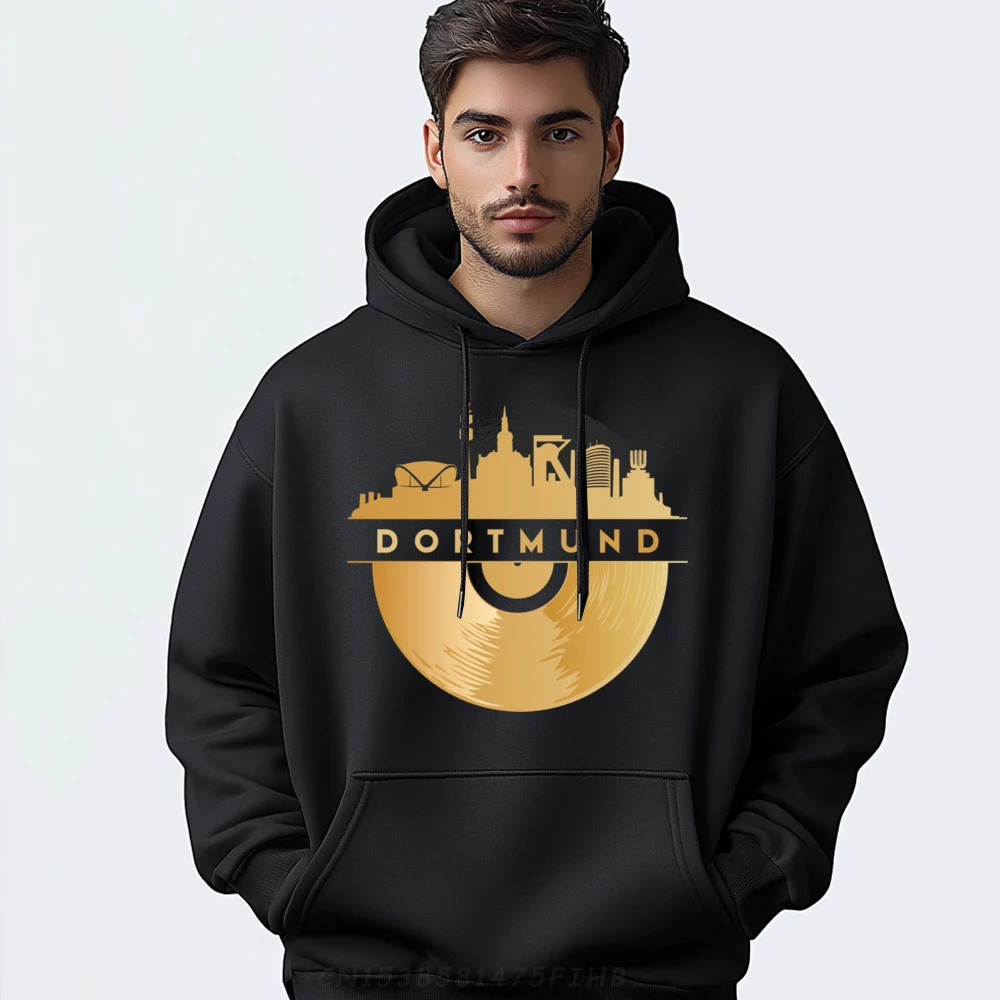 Vinyl Record Player Disco Music Skyline Dortmund Free Shippping Clothes Band Tshirts