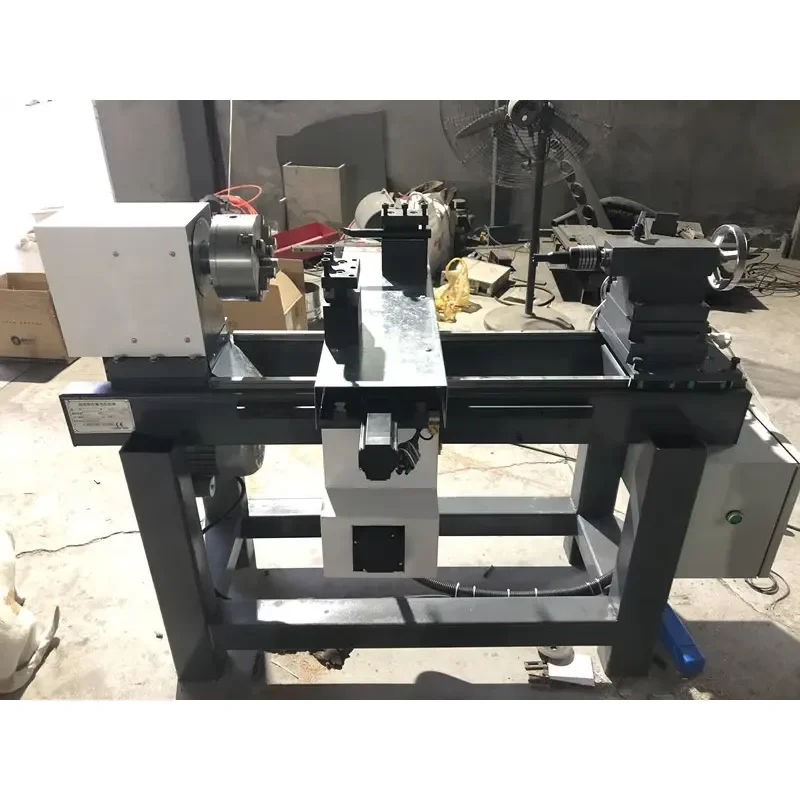 CNC Automatic Woodworking Wood Wooden Turning Crafts Bowl Dish Vase Handrail Tools Copy Lathe Lathes Making Machine