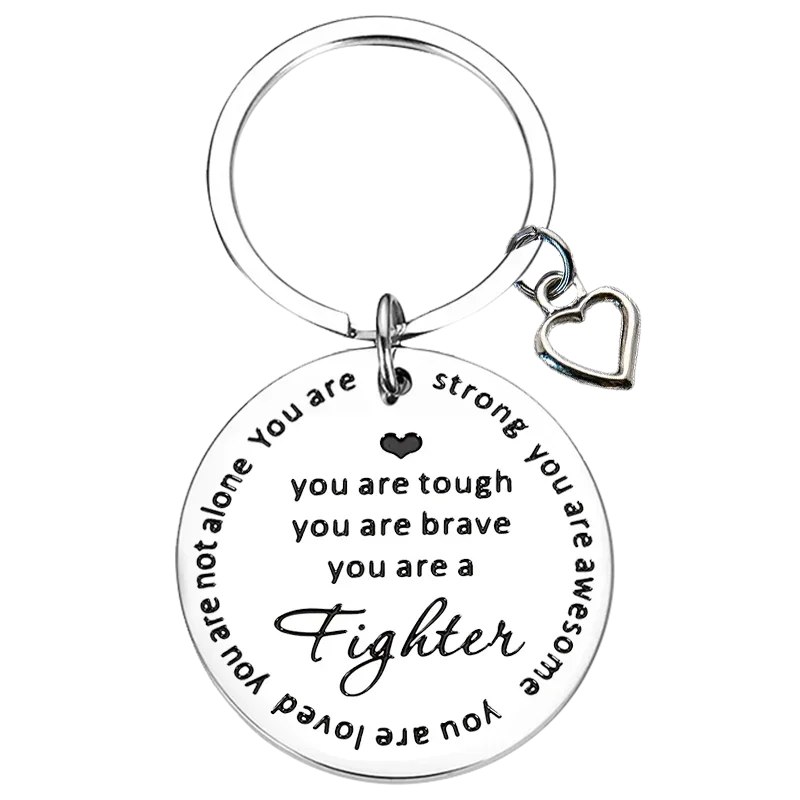 Metal After Surgery Cancer Survivor Gifts Keychain Get Well Soon Gifts Key Chain Pendant