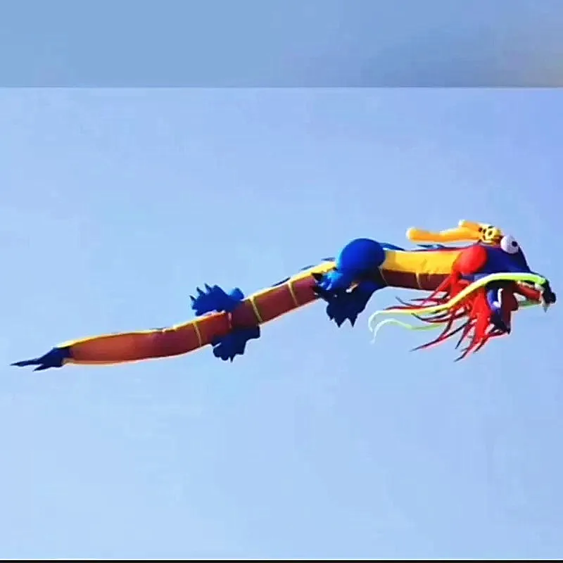 free shipping 15m dragon kite flying for adults papalotes cometas grandes inflatable kite power kite outdoor toys lenkdrachen