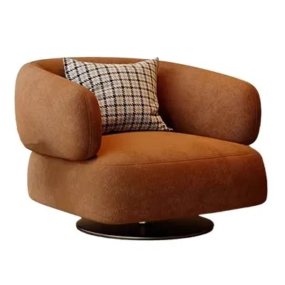 xx-Modern Terry Cloth Sofa Chair with Wrap-around Backrest and Swivel Function for Living Room, Hotel Apartments and Schools*