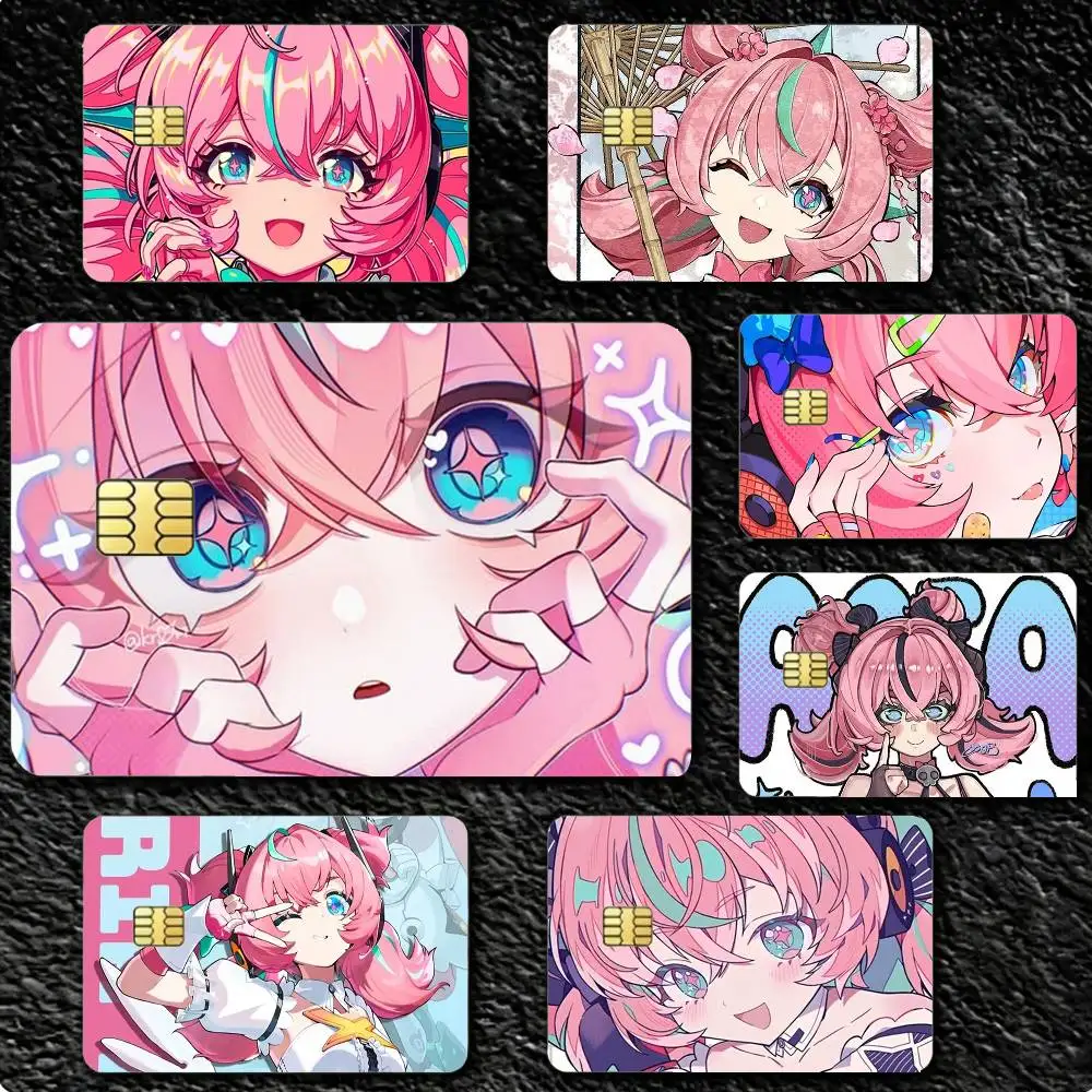 

A-Angels of delusion zzz Aria 4pcs 1Set Card Stickers Small Waterproof Chip 4PCS Card Sticker Anti-Scratch