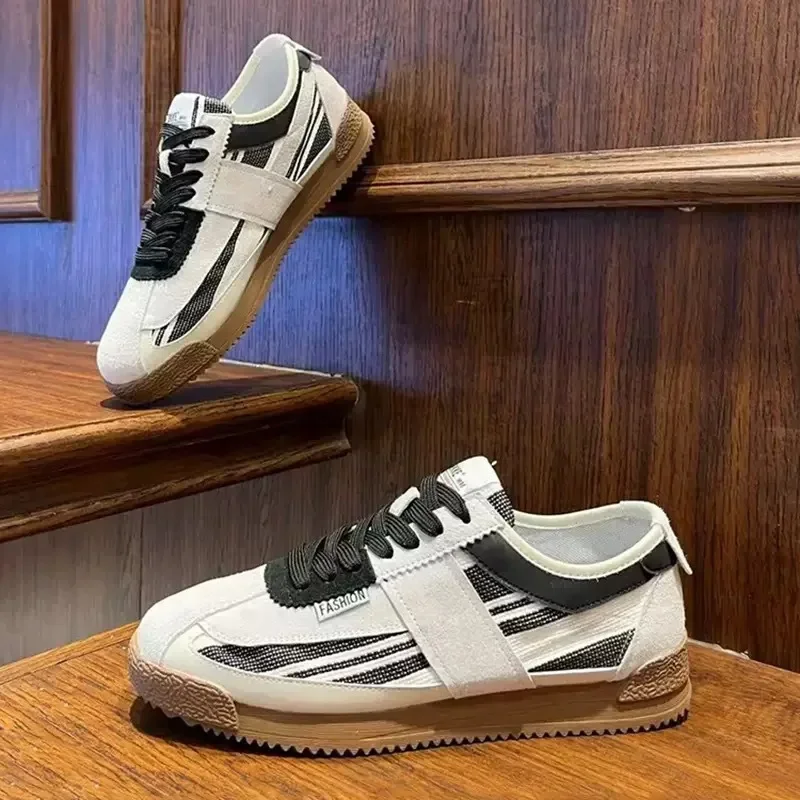 

New Breathable Casual Sports Shoes Korean Style Couple Style Sneakers Fashionable Versatile Canvas Shoes