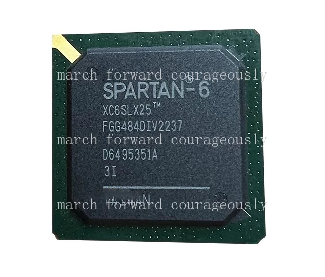 

XC6SLX25-3FGG484I - BGA packaged microcontroller chip - Brand new, original