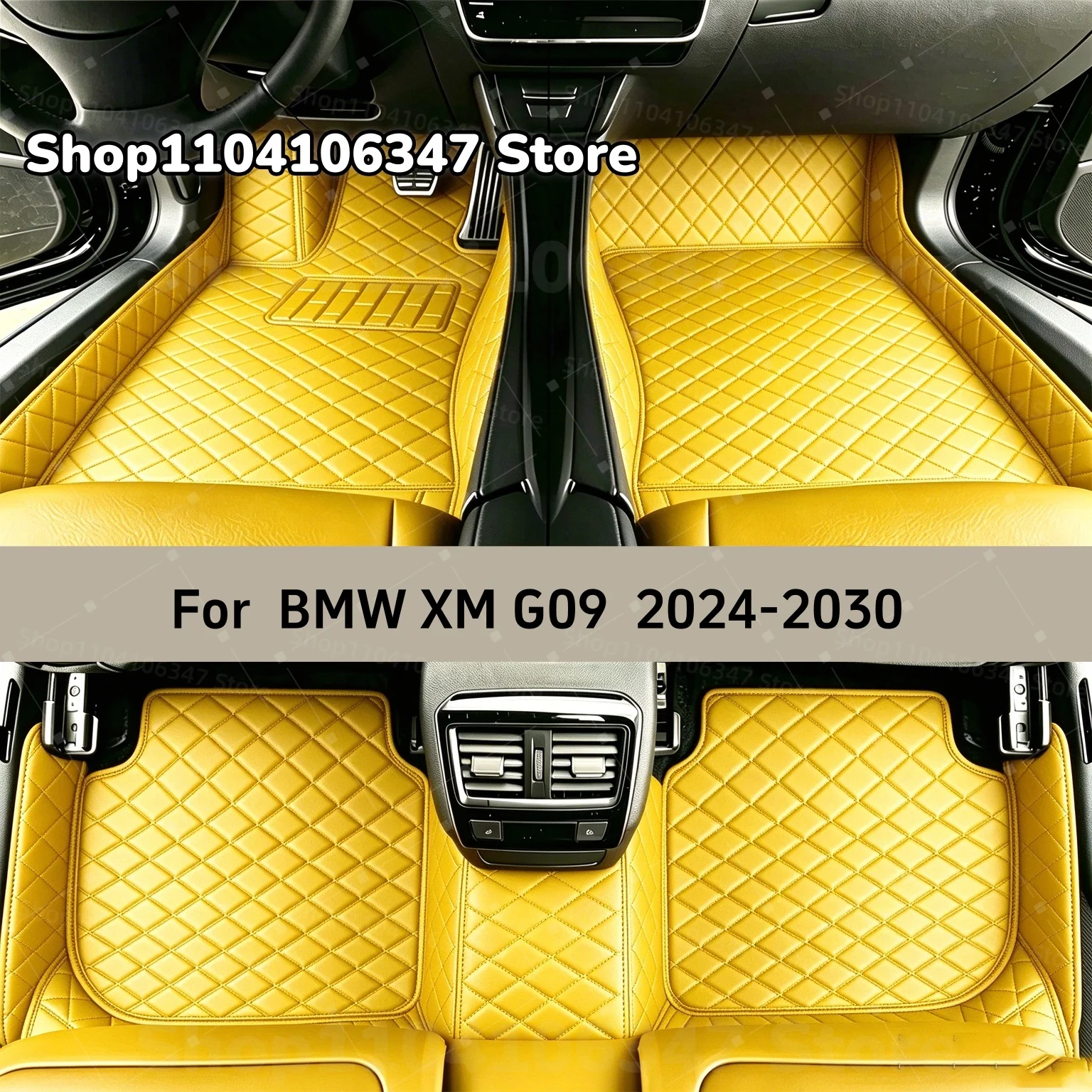 Car Floor Mats Fit For BMW XM G09 2024 2025 2026 2027 2028 2029 2030 Custom Car Mat Auto Mats Carpets