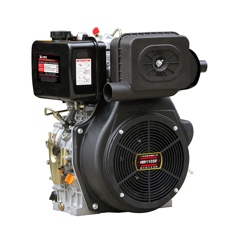 هيوarns 1105 20hp محرك ديزل اسطوانة واحدة تبريد الهواء مولد صامت محمول سعر جيد