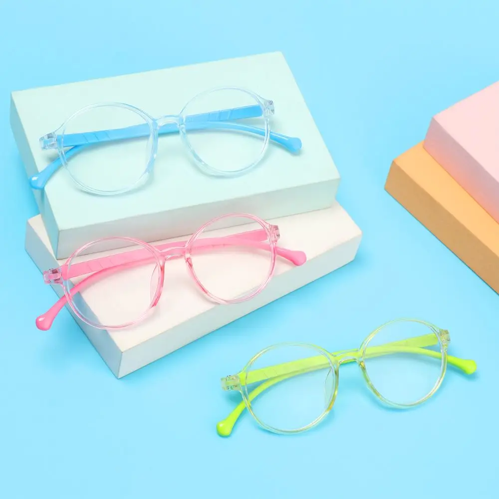 Fashion Eye Protection Online Classes Comfortable Eyeglasses Ultra Light Frame Kids Glasses Anti-blue Light Computer