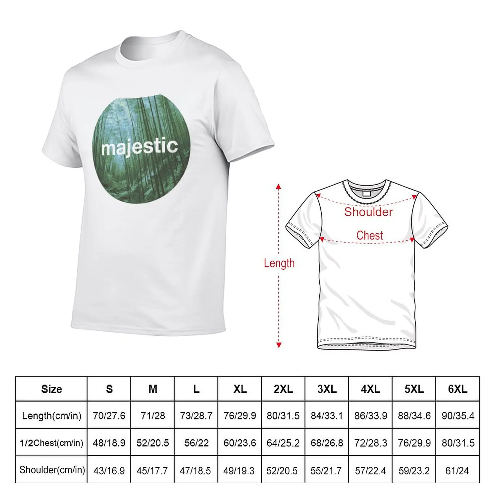 New Unofficial Majestic Casual design bamboo T-Shirt graphic t shirt Oversized t-shirt men t shirt