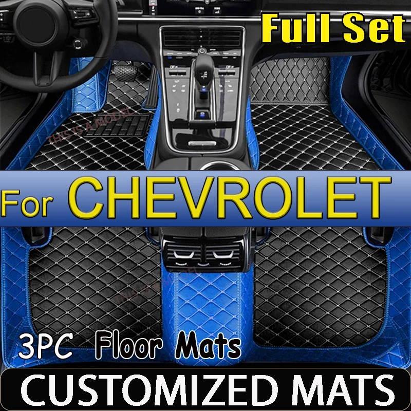 Custom Made Leather Car Floor Mats For CHEVROLET Corvette Corvette C5 Corvette C6 Corvette C7 Carpets Rugs Foot Pad Accessories