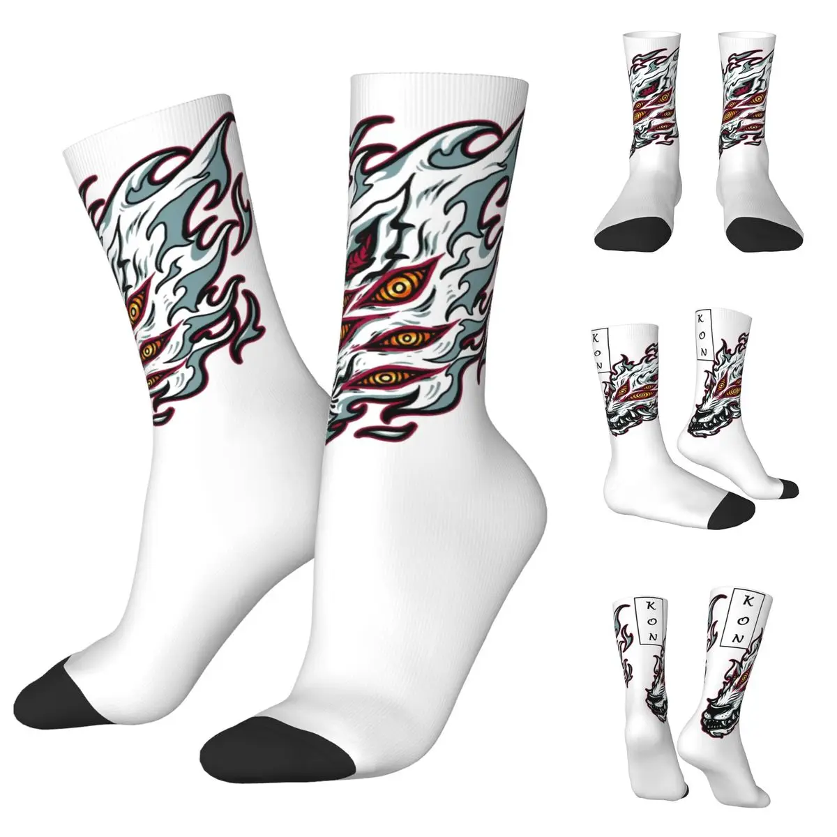 

Japanese Anime Cartoon Kon cosy Unisex Socks,Running Happy 3D printing Socks,Street Style Crazy Sock