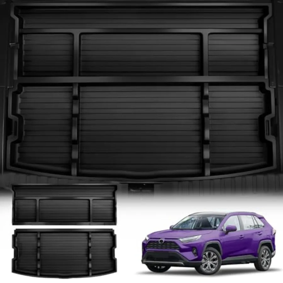 

Органайзер для багажника для RAV4 20252019. В комплект входит гибридный, не основной, водонепроницаемый, скрытый органайзер для багажника, лоток для хранения для Rav4 Access.