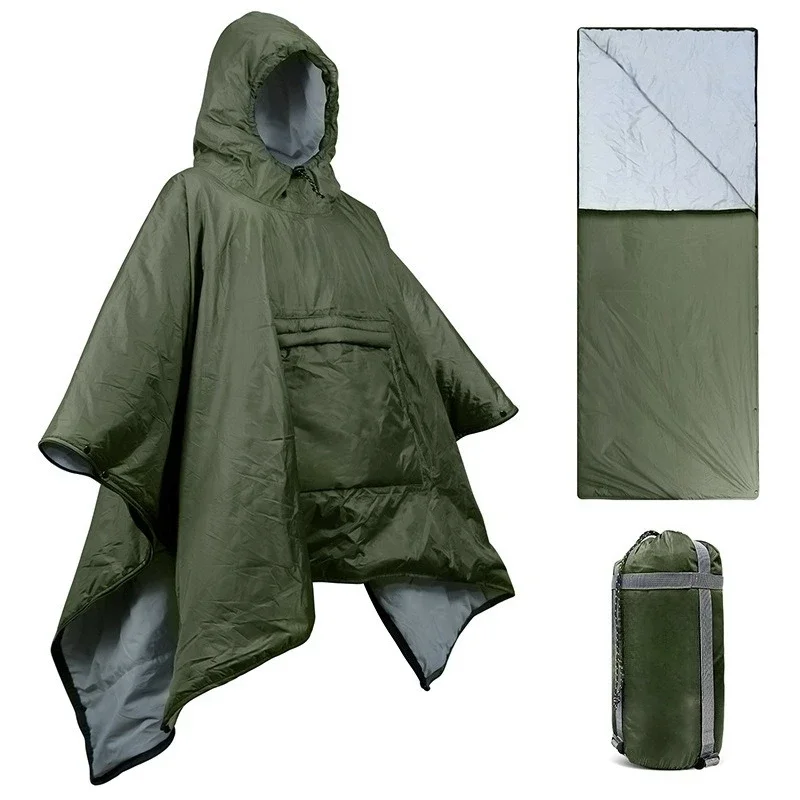 

Waterproof and windproof portable warm sleeping bag mountaineering camping travel multi-functional autumn and sleeping bag