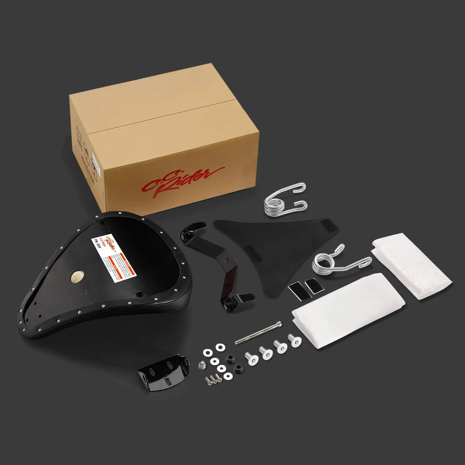 Motorcycle Driver Rider Seat For Harley Sportster XL883 1200 2004-2006 2010-2022