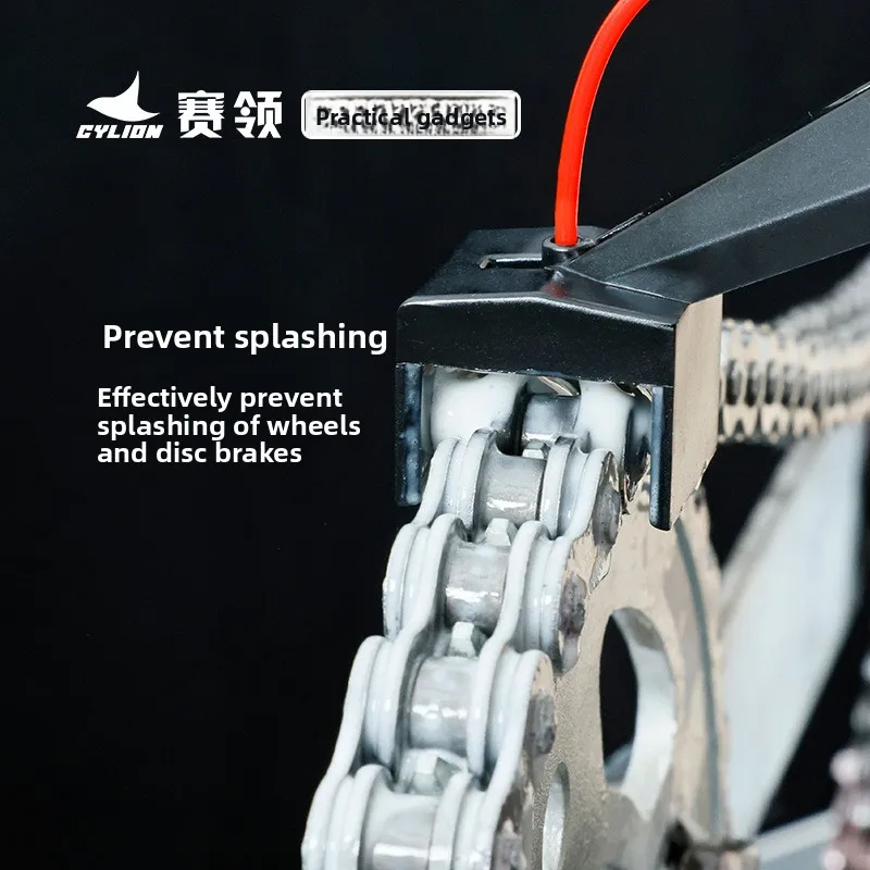 1/2/3 Set Motorcycle Chain Oiler Spray Gear Mess-Free Motorcycle Chain Lube Applicator Moto Chains Cleaner Maintenance Tool