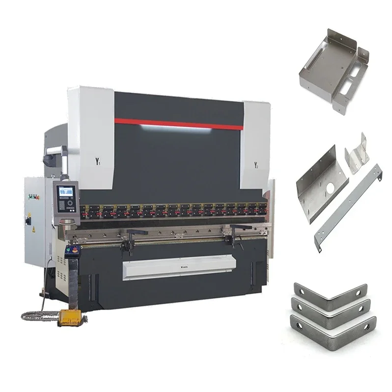 2024 Hot Sale DELEM DA53T CNC 3 Axis Press Brake WE67K 4+1Axis Bending Machine for Sheet Metal Press Machine Cost-effective